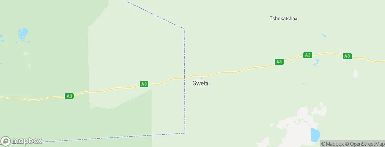 Gweta, Botswana Map
