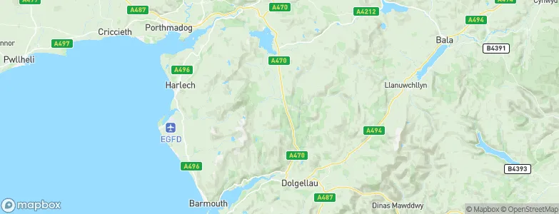 Gwynedd, United Kingdom Map