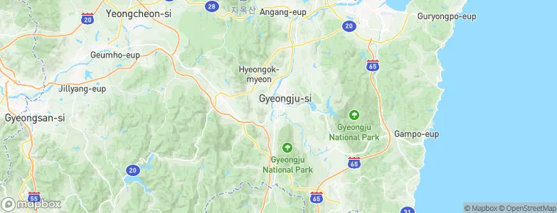 Gyeongju, South Korea Map