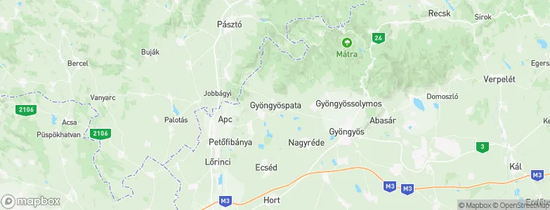 Gyöngyöspata, Hungary Map