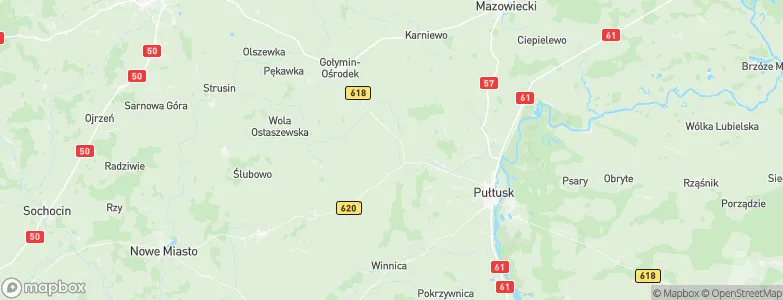 Gzy, Poland Map