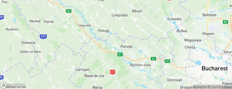Găiseni, Romania Map