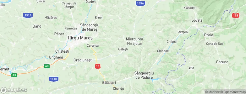 Găleşti, Romania Map