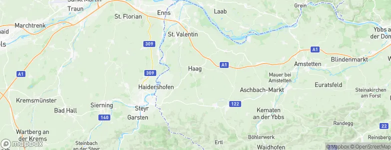 Haag, Austria Map