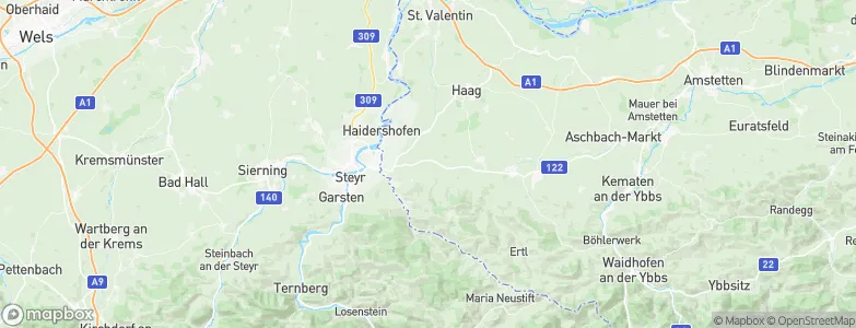 Haag, Austria Map