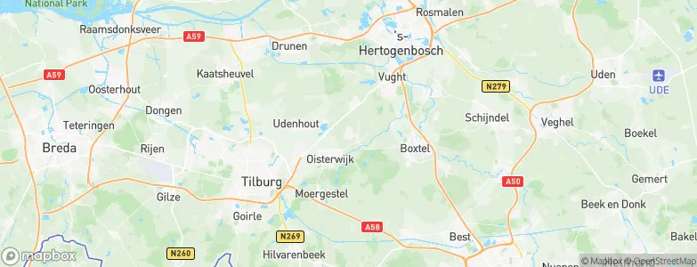 Haaren, Netherlands Map