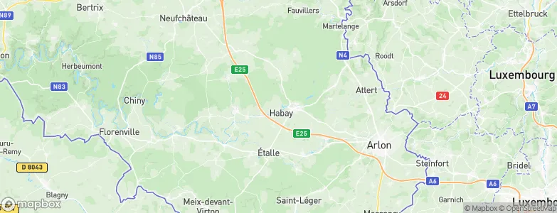 Habay, Belgium Map