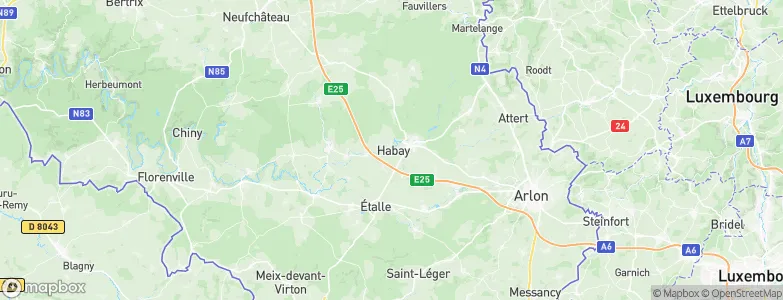 Habay-la-Vieille, Belgium Map