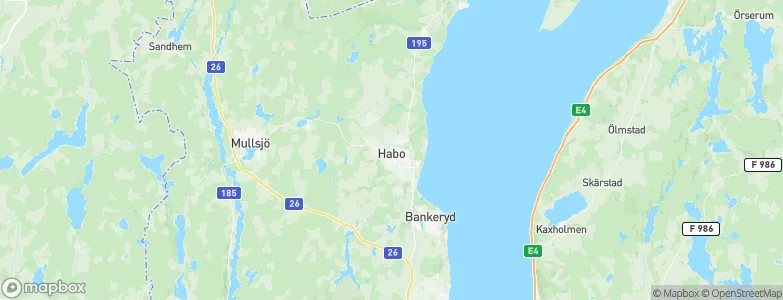 Habo, Sweden Map