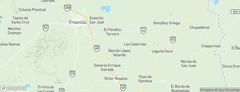 Hacienda Toribio, Mexico Map
