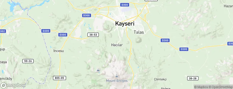 Hacılar, Turkey Map