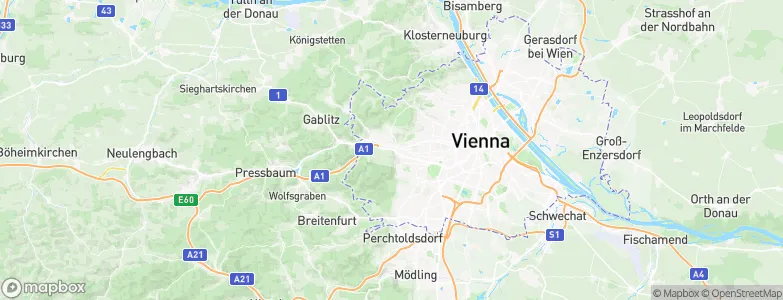 Hacking, Austria Map