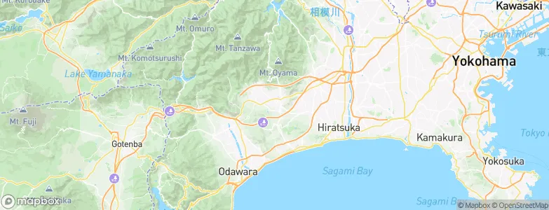 Hadano, Japan Map