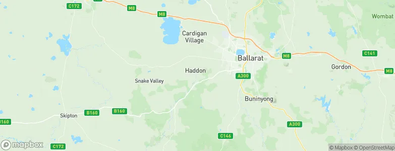 Haddon, Australia Map
