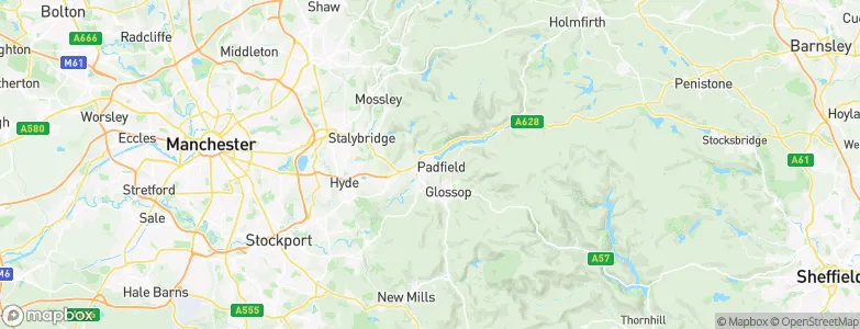 Hadfield, United Kingdom Map