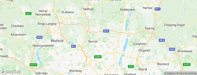 Hadley Wood, United Kingdom Map