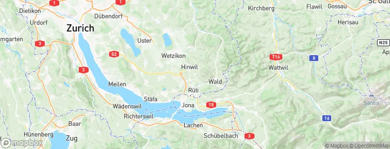 Hadlikon, Switzerland Map