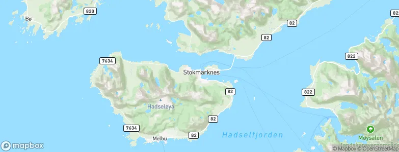 Hadsel, Norway Map