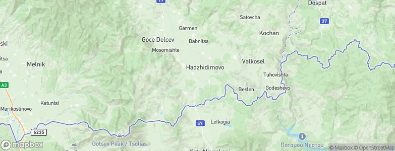 Hadzhidimovo, Bulgaria Map