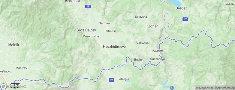 Hadzhidimovo, Bulgaria Map