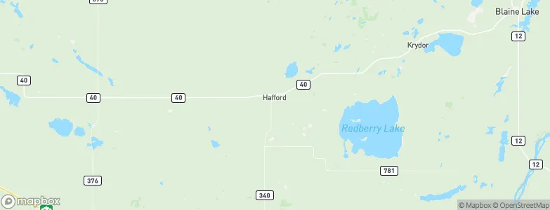 Hafford, Canada Map