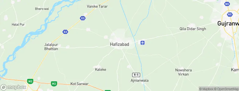 Hafizabad, Pakistan Map