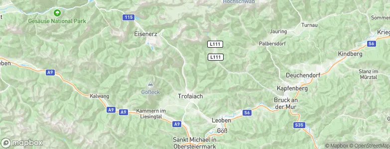 Hafning bei Trofaiach, Austria Map