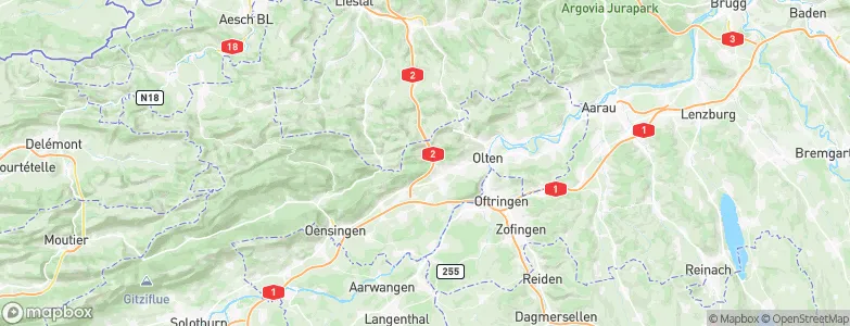 Hägendorf, Switzerland Map