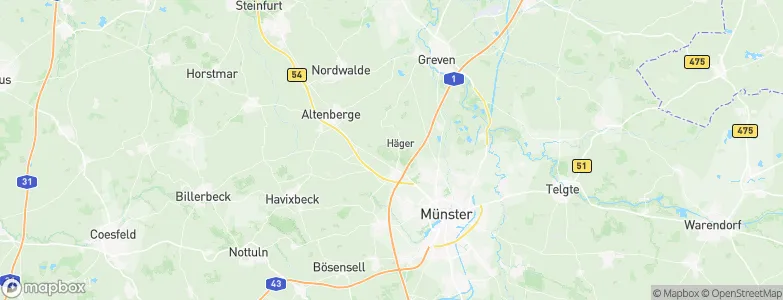 Häger, Germany Map