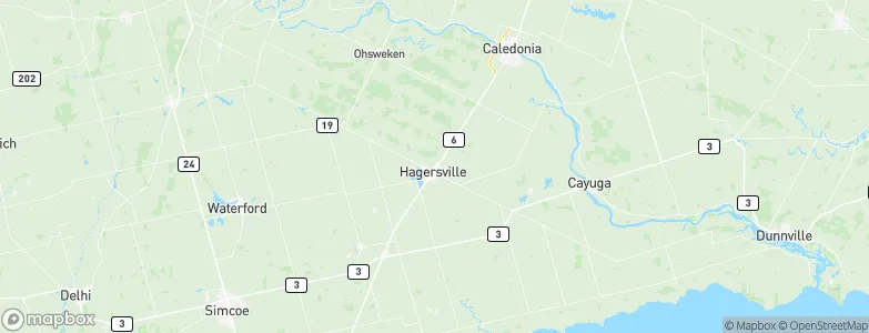 Hagersville, Canada Map