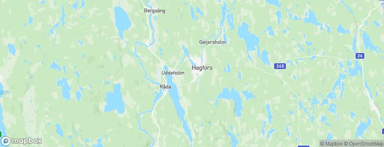 Hagfors, Sweden Map