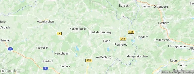 Hahn bei Marienberg, Germany Map