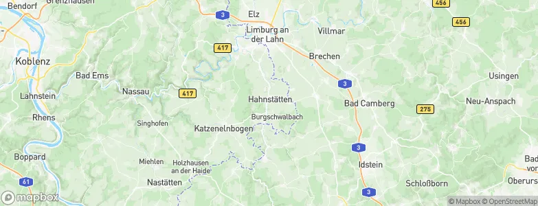 Hahnstätten, Germany Map