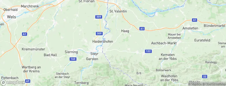 Haidershofen, Austria Map