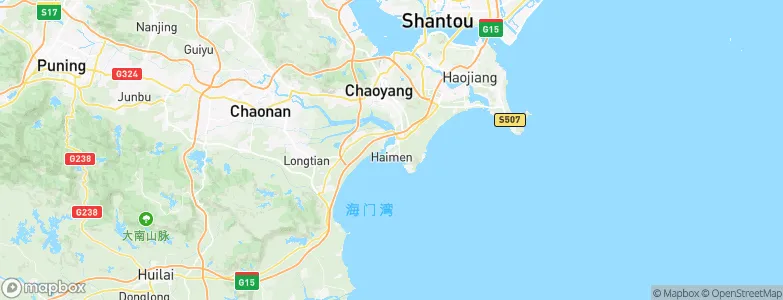 Haimen, China Map