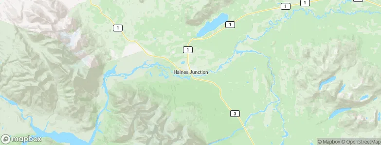 Haines Junction, Canada Map