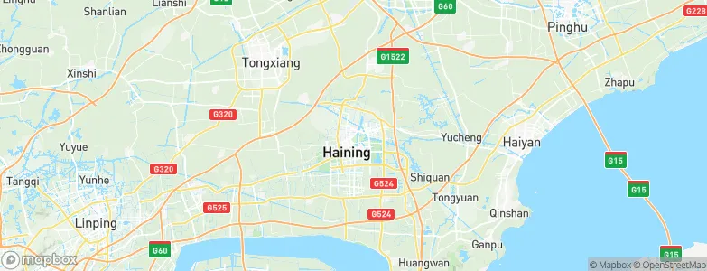 Haining, China Map