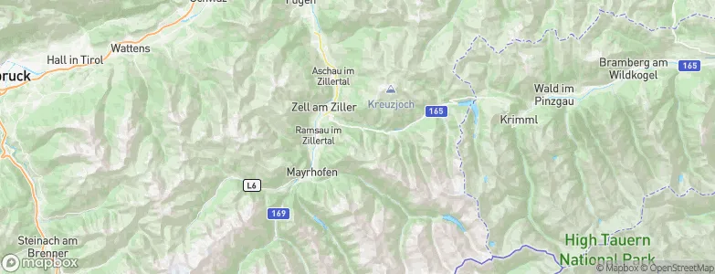 Hainzenberg, Austria Map