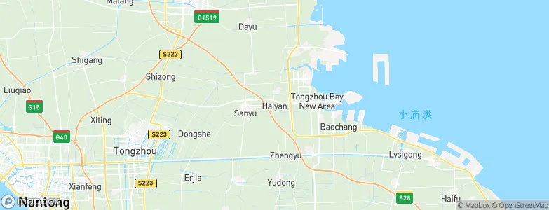 Haiyan, China Map