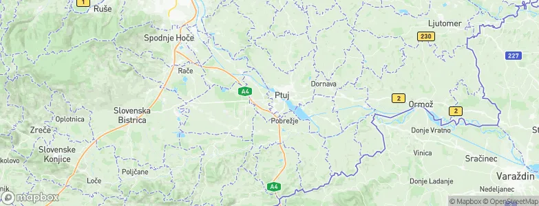 Hajdina, Slovenia Map