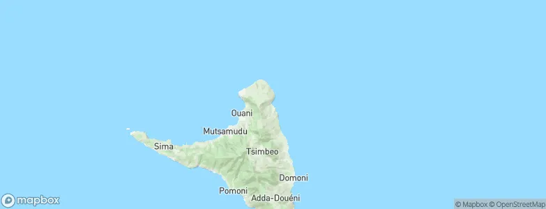 Hajoho, Comoros Map