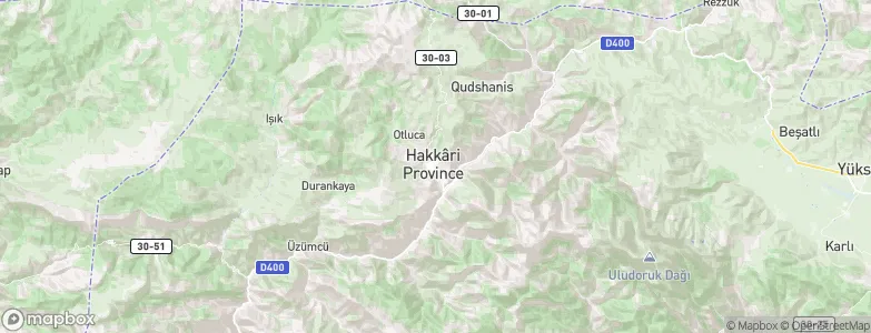 Hakkâri, Turkey Map