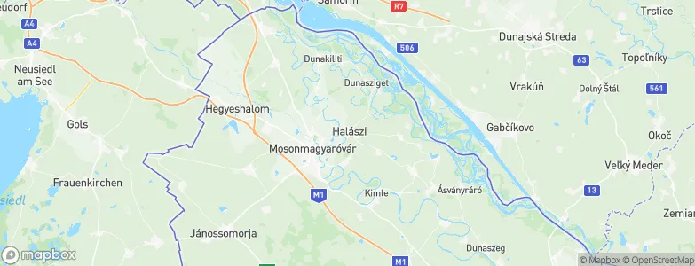 Halászi, Hungary Map