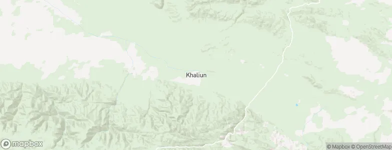 Haliun, Mongolia Map