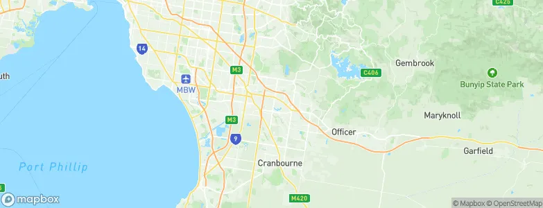 Hallam, Australia Map