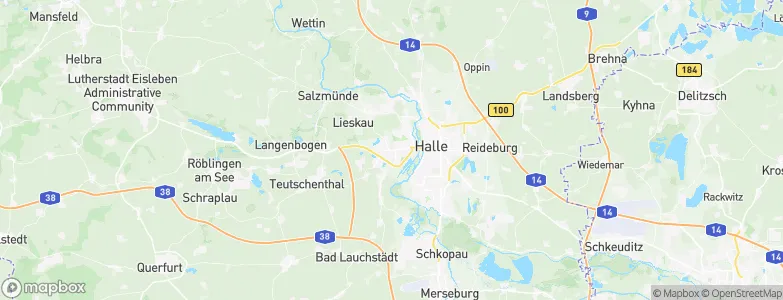 Halle Neustadt, Germany Map