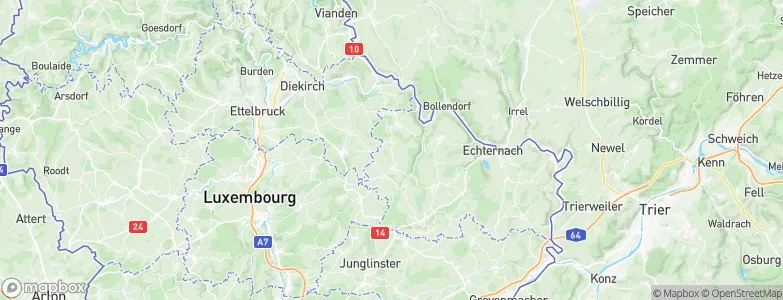 Haller, Luxembourg Map
