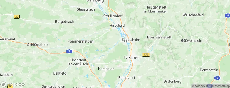 Hallerndorf, Germany Map