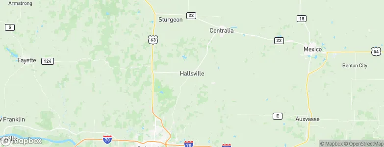 Hallsville, United States Map