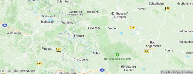 Hallungen, Germany Map